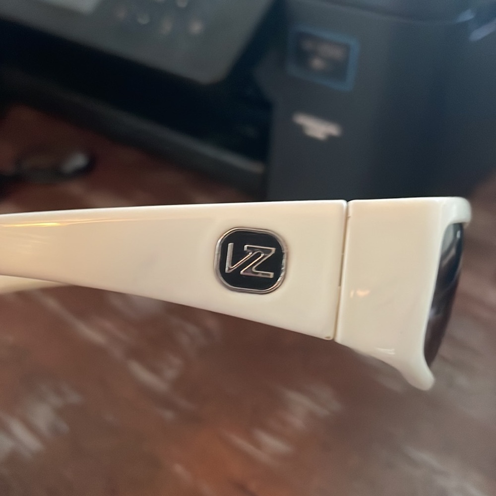 Von Zipper VZ Projektor white rectangular sunglasses. Made in Italy - Picture 15 of 15